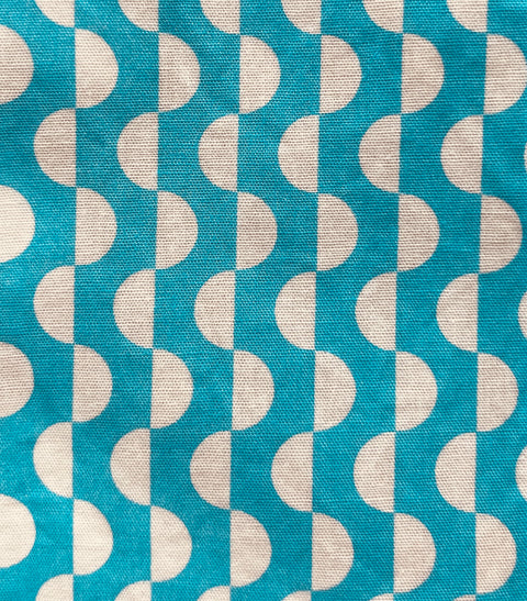 Amalfi bleu pousse-pousse (cotton poplin precut)