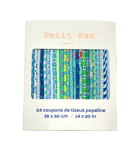 24-piece precut bundle - Bleu turquoise