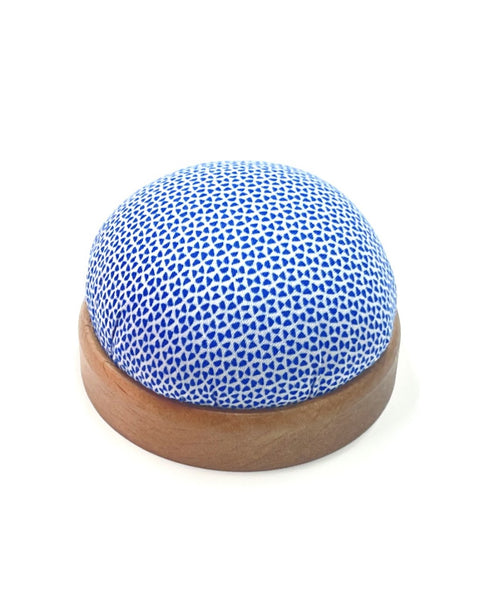 Coussin à épingles - Chardon bleu outremer