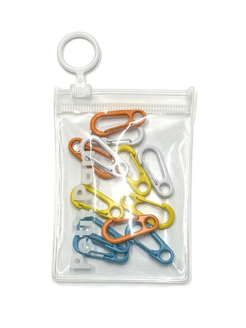 12 mini carabiners