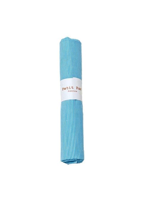 Cotton precut 50 x 70 cm - Rigato bleu pousse-pousse