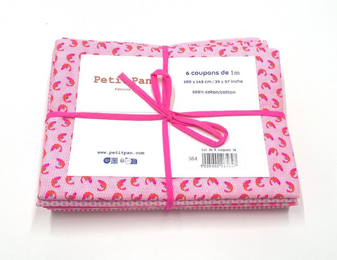 6-piece 1 m precut bundle - Krevett rose