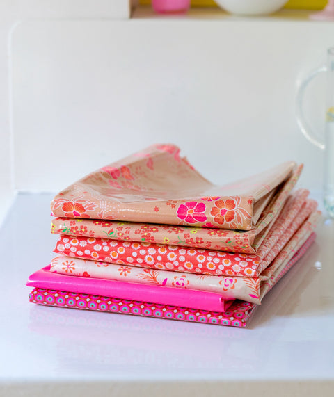 Rose petit pan (oilcloth precut)