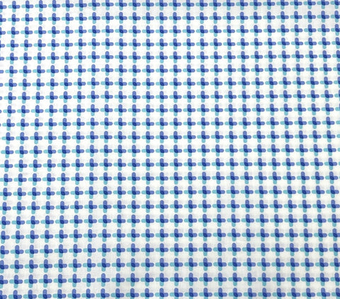 Cotton poplin 25 m - Nautika bleu