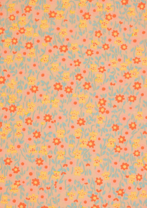 Flower Power blanc (cotton poplin)
