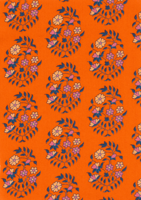 Shalin orange (cotton poplin)