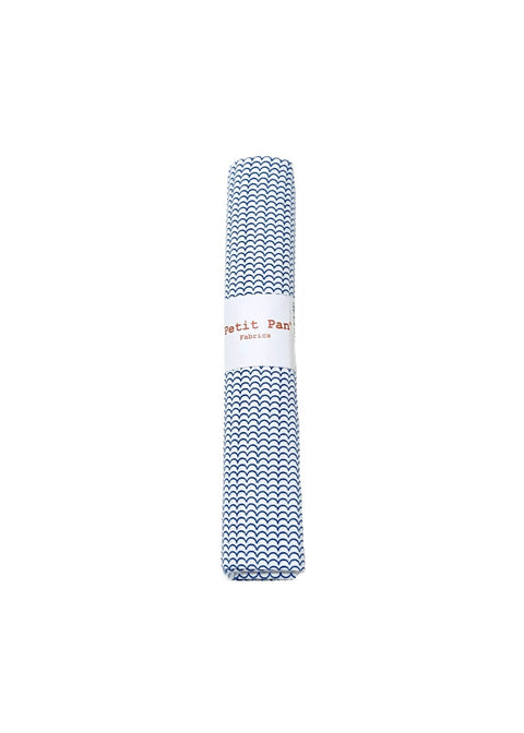 Cotton precut 50 x 70 cm - Frimousse bleu marine