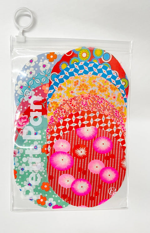 kit de 12 rond de tissus (fabric-square bundle)