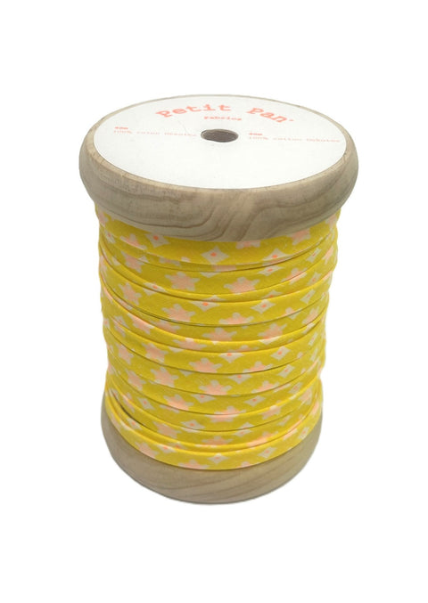 Bias tape 40 m - Élytis jaune