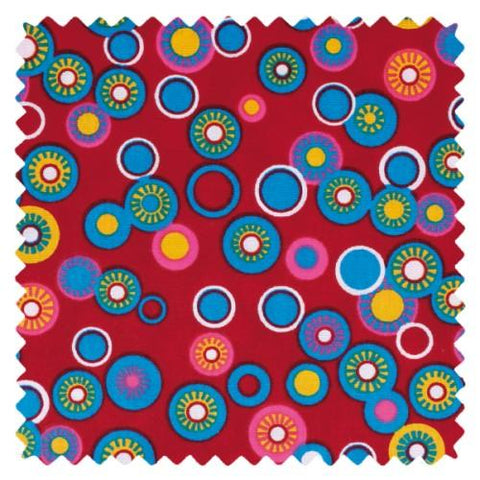 Tissu coton Oeko-Tex Petit Pan Lunule bleu