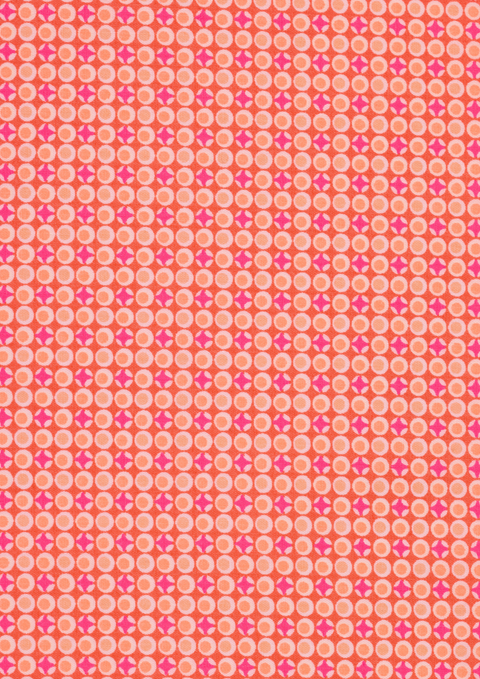 Django tangerine (oilcloth)