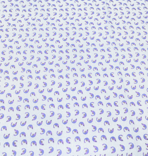 Cotton poplin 6 m - Krevett lilas