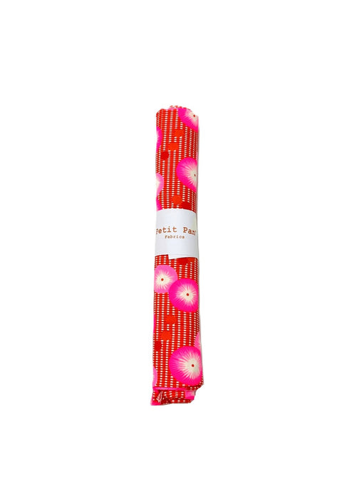 Cotton precut 50 x 70 cm - Coquelicot rose