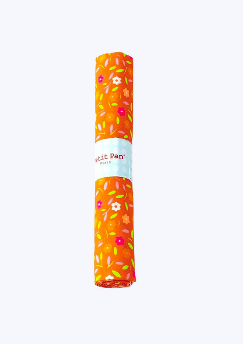 Peace and Love orange (cotton precut)