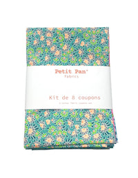 8-piece precut bundle - Shalin vert d'eau