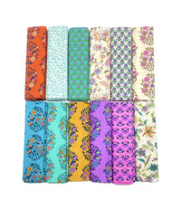 12-piece fat quarter bundle - Darjeeling