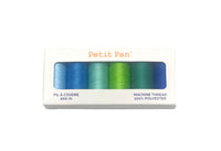 Sewing thread (6 x 200 m bobbins) - Bleu, vert