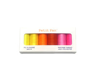 Sewing thread (6 x 200 m bobbins) - Jaune, orange