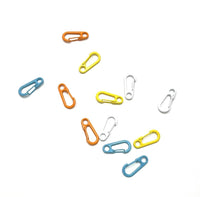 12 mini carabiners