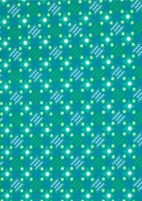 Satellite of love vert boréal (cotton poplin)