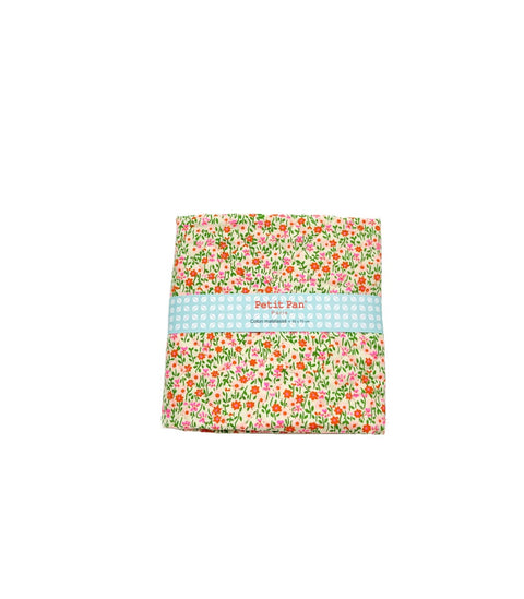 Quilted cotton precut - Flower Power rose