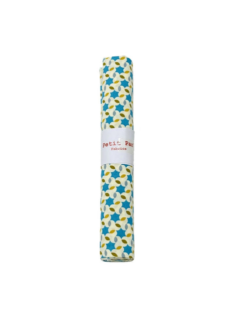Cotton precut 50 x 70 cm - Moussem bleu