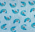 Krevett bleu(cotton precut)