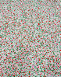 Quilted cotton 6 m - Flower Power rose