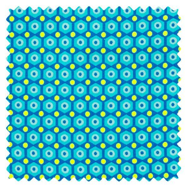 Mikko bleu (cotton poplin)