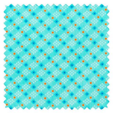Chifoumi azur (cotton poplin)