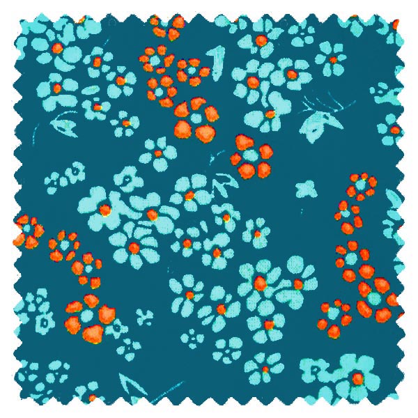 Hanako orage (cotton poplin)