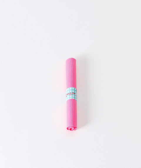 Coupon coton Rigato rose Petit Pan