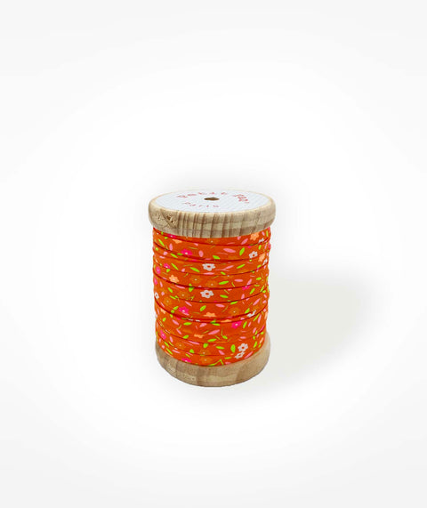 Peace and Love tangerine (bias tape)
