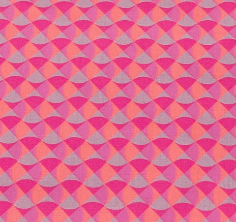 Breizh Wave rose fluo (cotton poplin)