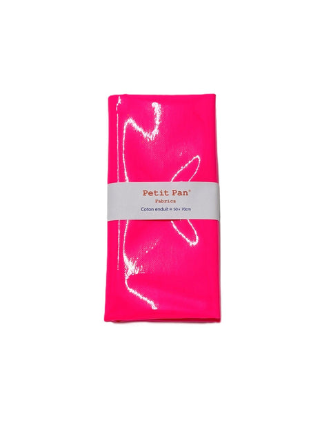 Laminated cotton precut 50 x 70 cm - Rose petit pan