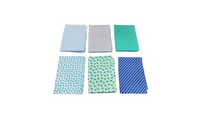 6-piece 1 m precut bundle - Breizh Wave bleu