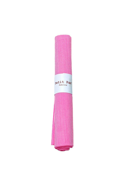 Cotton precut 50 x 70 cm - Rigato rose Petit Pan