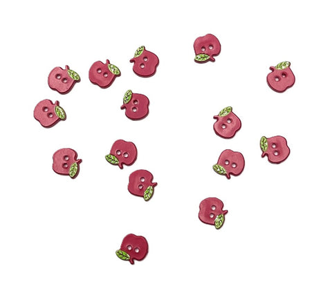 Red apple buttons