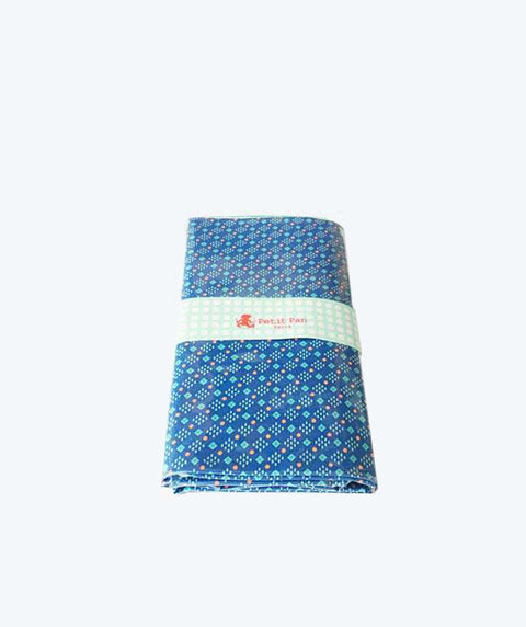 Coupon coton enduit Chifoumi outremer Petit Pan