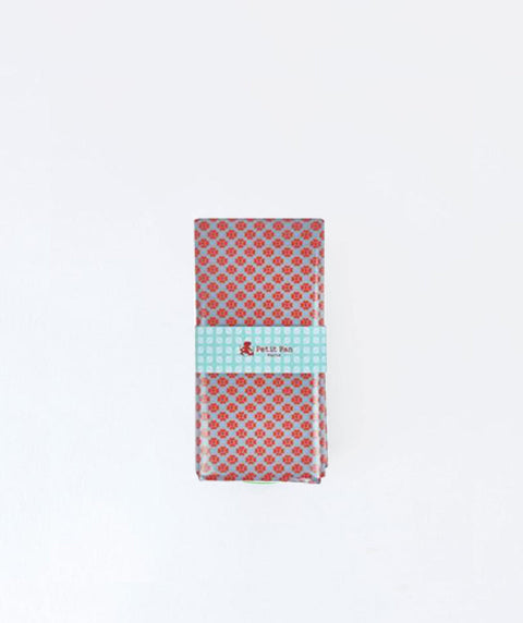 Coupon coton enduit Jalila gris Petit Pan