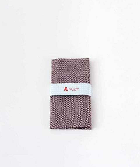 Coupon coton enduit Chardon brun volcan