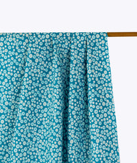 Cotton poplin 25 m - Bohème azurin