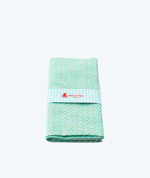 Coupon coton enduit Mulino bleu cristallin Petit Pan