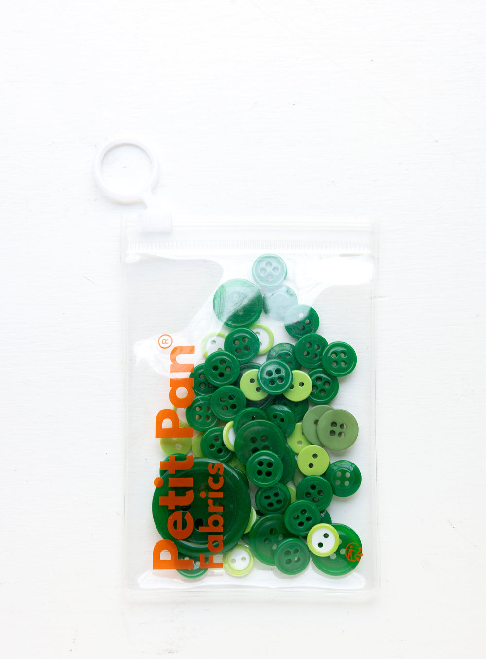 Assorted buttons (green)
