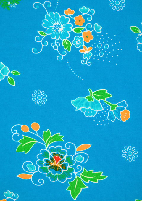 Polska bleu vif (cotton poplin)