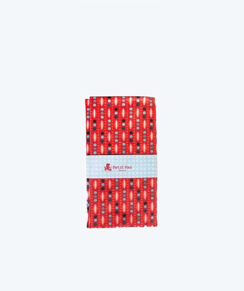 Coupon coton enduit Plantain tangerine Petit Pan