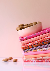 Pivoine rose (cotton precut)