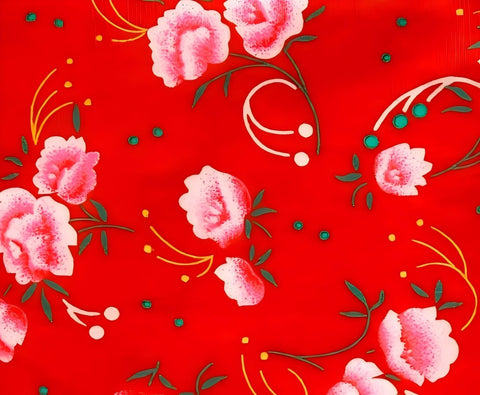 Pivoine Rouge Capucine (oilcloth)