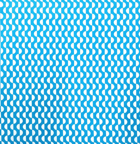 Cotton poplin 25 m - Amalfi bleu pousse-pousse