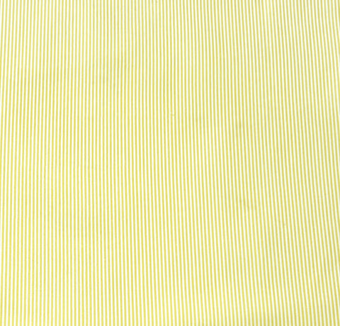Cotton poplin 25 m - Rigato jaune soleil